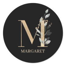 Monogramm Floral Personalisiert
