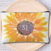 Monogramm Floral Zubehörtasche