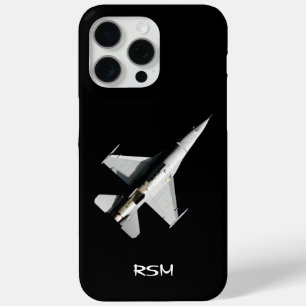 Monogramm-Flugzeug,Jet Fighter, PILOT,individuell Case-Mate iPhone Hülle