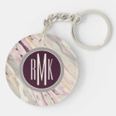 Monogramm | flüssiges I Schlüsselanhänger (Rückseite)