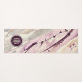 Monogramm | flüssiges I Yogamatte (Vorderseite (Horizontal))