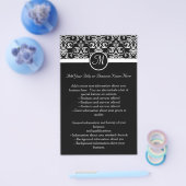 Monogramm-Flyer, Programm Flyer (Einzeln)