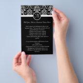 Monogramm-Flyer, Programm Flyer (Handgriff)