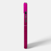 Monogramm-Folie mit heiß rosa Signatur Case-Mate iPhone Hülle (Rückseite / Links)