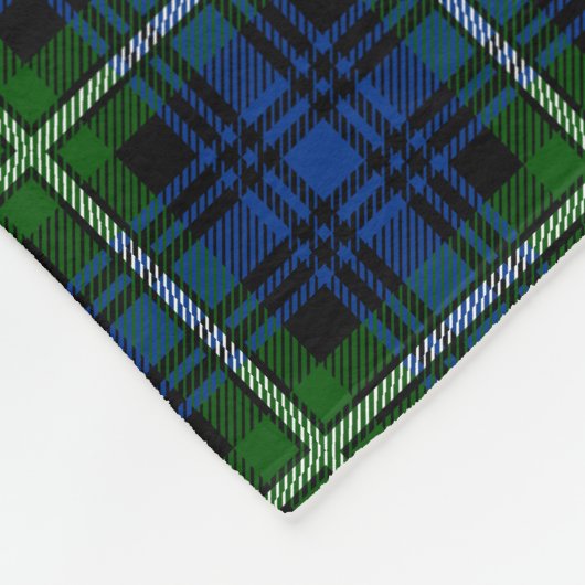 Monogramm-ForbesTartan Fleecedecke (Ecke)