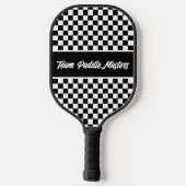 Monogramm-Foto der Paddelmeister Pickleball Schläger (Rückseite)