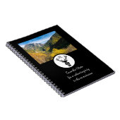 Monogramm-Foto der Silhouette Notizblock (Rechte Seite)