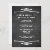 Monogramm-Foto der Verbindungspartei Einladung (Rückseite)