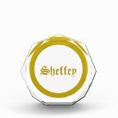 Monogramm-Foto Fotoblock (Vorderseite)