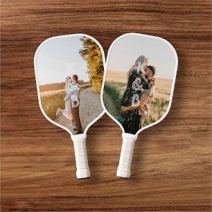 Monogramm-Foto Pickleball Schläger