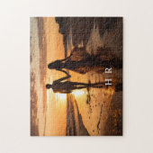 Monogramm-Foto Puzzle (Vertikal)