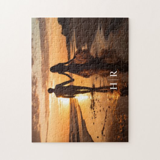 Monogramm-Foto Puzzle (Vertikal)