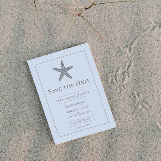 Monogramm-Foto Save The Date