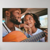 Monogramm-Foto und Name der Classic-Familie Foliendrucke (Vorderseite)