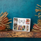 Monogramm-FotoCollage Fotoplatte (Seite)