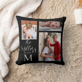 Monogramm-FotoCollage für die Produktfamilie indiv Kissen