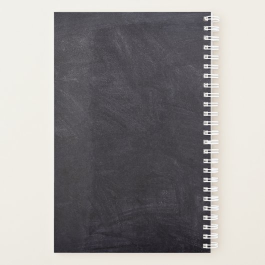 Monogramm-FotoCollage Planer (Rückseite)