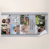 Monogramm-FotoCollage und Abschluss für kundenspez Strandtuch (Vorderseite)
