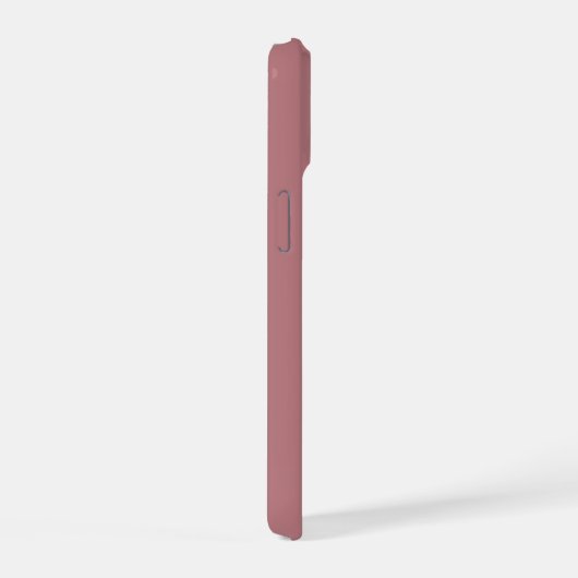 Monogramm Fotolack Rosa iPhone 15 Hülle (Rechte Seite)