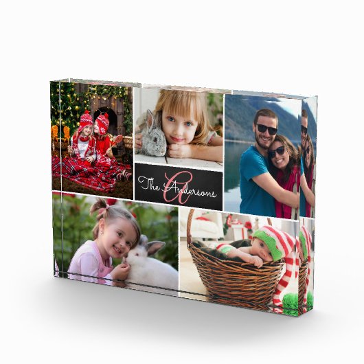 Monogramm-Fotolackenfamilie Fotoblock (Rechts)