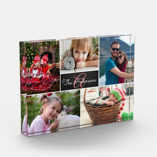 Monogramm-Fotolackenfamilie Fotoblock (Links)