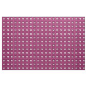 Monogramm Fuchsie Stoff (Yard (91,4 cm))
