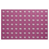 Monogramm Fuchsie Stoff (Fat Quarter (45,7 x 55,9 cm))