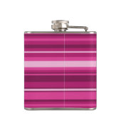 Monogramm Fuchsienstreifen Flachmann (Rückseite)