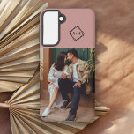 Monogramm Fügen Sie Ihren eigenen Foto Blush Color Samsung Galaxy Hülle<br><div class="desc">Behalt deine Erinnerungen dort,  wo du sie sehen kannst,  mit diesem rot-rosa Farbblock-Design und der Möglichkeit,  eigene Foto- und Monogramm-Initialen hinzuzufügen,  die einfach mit deinen persönlichen Daten angepasst werden können.</div>