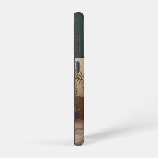 Monogramm Fügen Sie Ihren eigenen grünen Farbblock Samsung Galaxy Hülle (Rechte Seite)