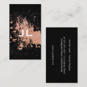 Monogramm/Führungskraft Visitenkarte (Vorne/Hinten)