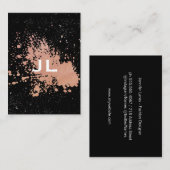 Monogramm/Führungskraft Visitenkarte (Vorne/Hinten)