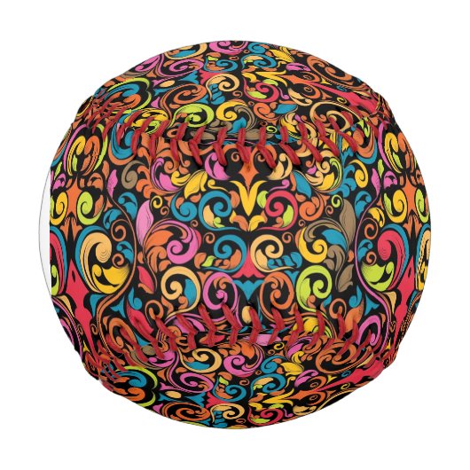 Monogramm Funkmuster Baseball (Vorderseite)