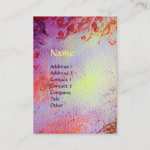 MONOGRAMM FÜR abstrakte GOLD-MAGIC-WIRBEL Visitenkarte