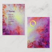 MONOGRAMM FÜR abstrakte GOLD-MAGIC-WIRBEL Visitenkarte (Vorne/Hinten)