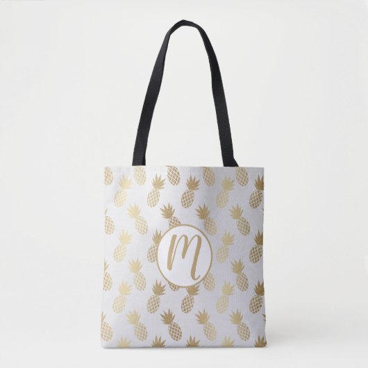 Monogramm für Ananas Tasche (Vorderseite)