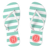 Monogramm für Aqua- und Korallenpflaster Badesandalen (Fußbett)