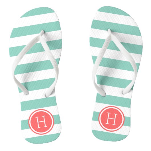 Monogramm für Aqua- und Korallenpflaster Badesandalen (Fußbett)