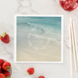 Monogramm für Beach-Event Serviette