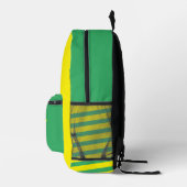 Monogramm für benutzerdefinierte Farben Bedruckter Rucksack (Rechts)