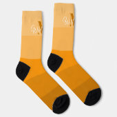 Monogramm für benutzerdefinierte Initialen für Ora Socken (Rechts)