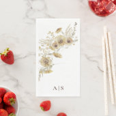 Monogramm für blass serviette (Beispiel)