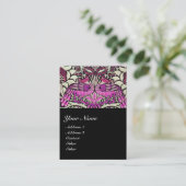 MONOGRAMM FÜR Blume, FRIEDEN UND DRACHEN Visitenkarte (Stehend Vorderseite)