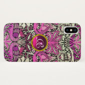 MONOGRAMM FÜR Blume, FRISCHEN UND DRACHEN Case-Mate iPhone Hülle (Rückseite (Horizontal))
