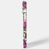 MONOGRAMM FÜR Blume, FRISCHEN UND DRACHEN Case-Mate iPhone Hülle (Rückseite / Links)