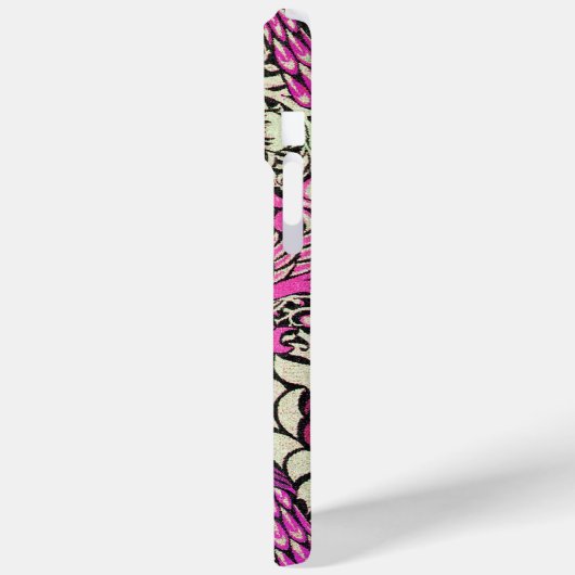 MONOGRAMM FÜR Blume, FRISCHEN UND DRACHEN Case-Mate iPhone Hülle (Rückseite / Links)