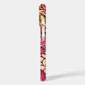 MONOGRAMM FÜR Blume, FRISCHEN UND DRACHEN Case-Mate iPhone Hülle (Rückseite / Links)