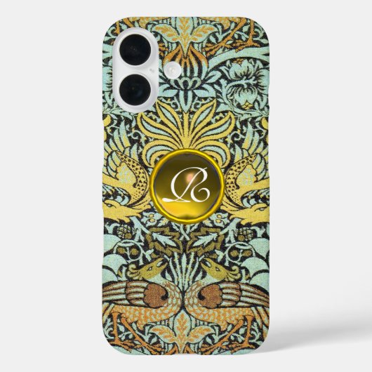 MONOGRAMM FÜR Blume, FRISCHEN UND DRACHEN Case-Mate iPhone Hülle (Rückseite)