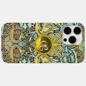 MONOGRAMM FÜR Blume, FRISCHEN UND DRACHEN Case-Mate iPhone Hülle (Rückseite (Horizontal))