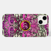 MONOGRAMM FÜR Blume, FRISCHEN UND DRACHEN Case-Mate iPhone Hülle (Rückseite (Horizontal))